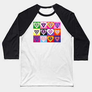 Pride hearts Baseball T-Shirt